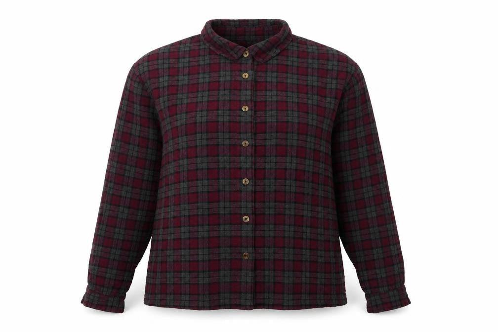 Lazy Days Womens Multicoloured Check  Basic Button-Up Size M