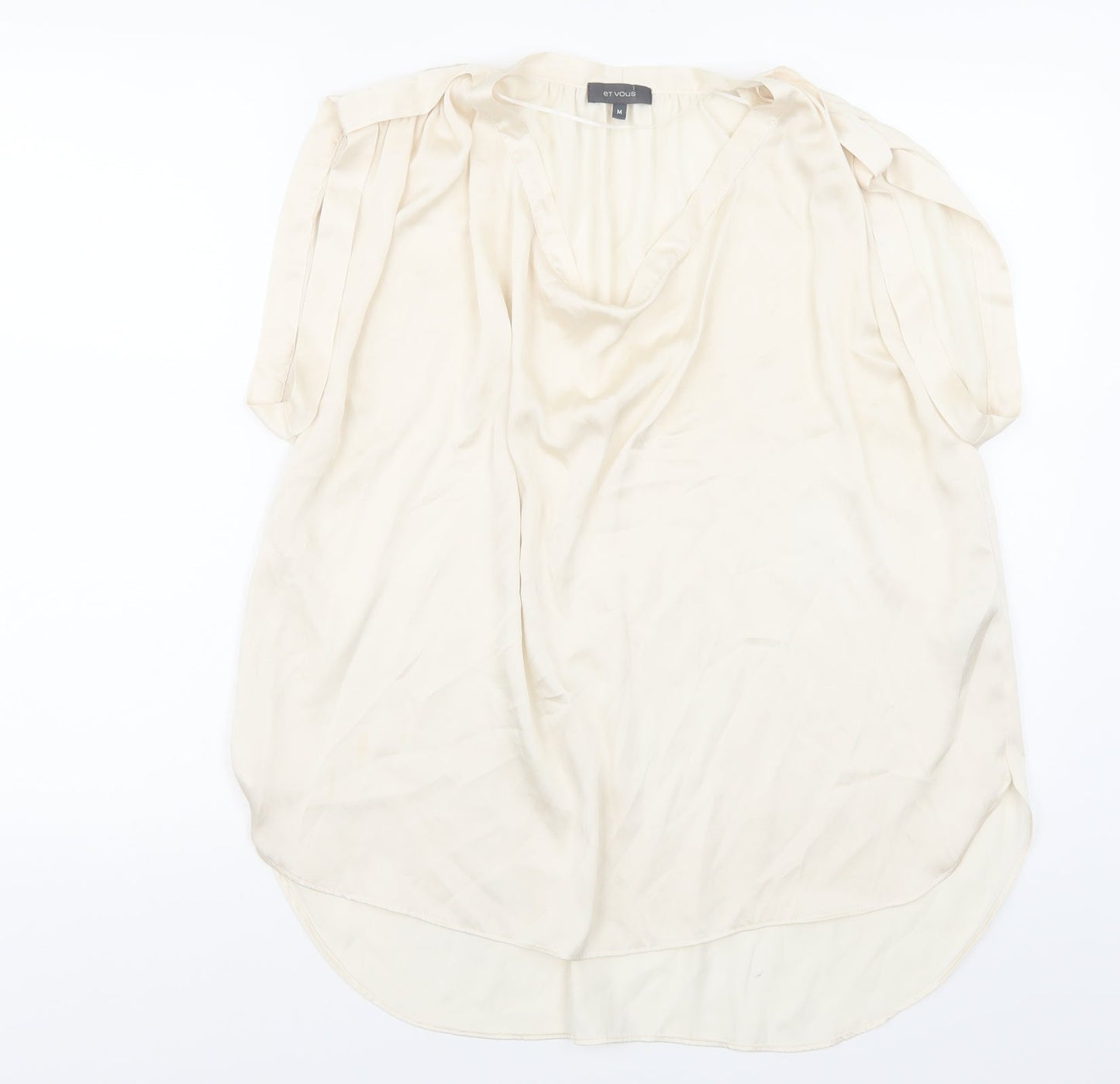 Et Vous Womens Beige   Basic Blouse Size M