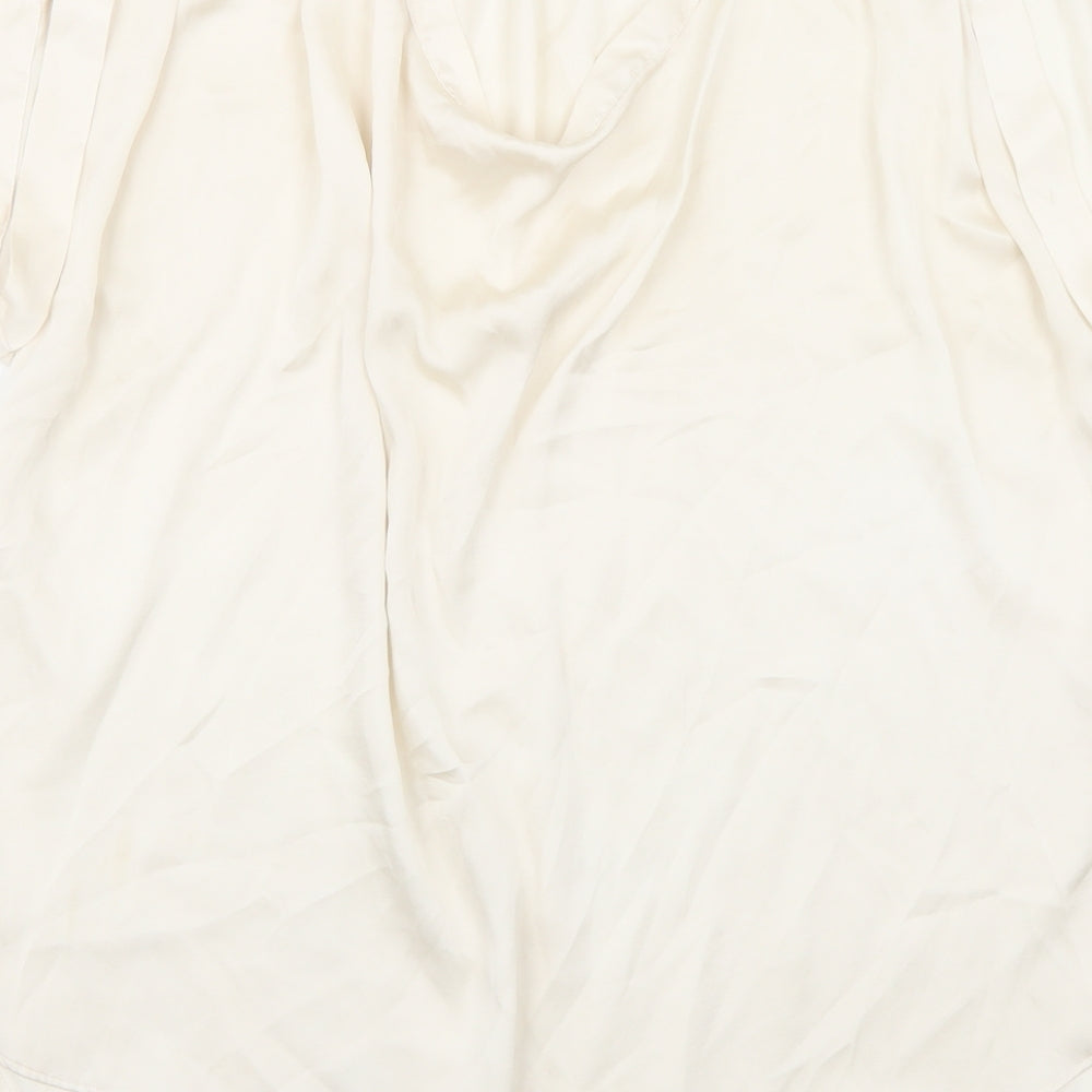 Et Vous Womens Beige   Basic Blouse Size M