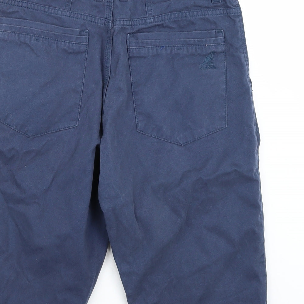 Kangol Mens Blue   Chino Shorts Size S