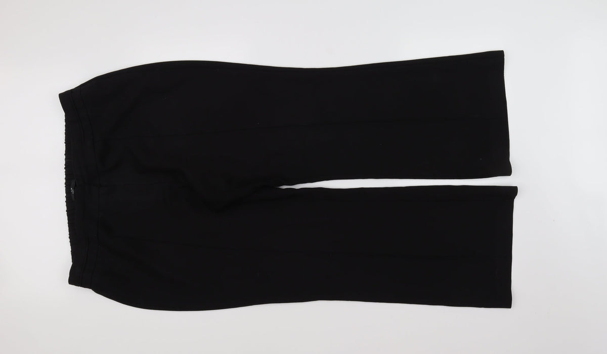 Preworn Womens Black   Trousers  Size 16 L31 in