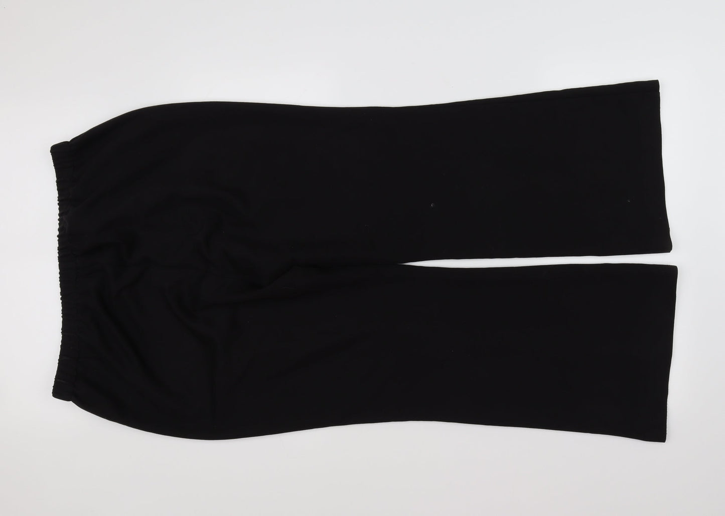 Preworn Womens Black   Trousers  Size 16 L31 in