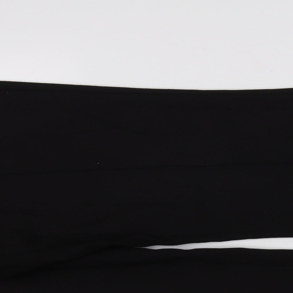 Preworn Womens Black   Trousers  Size 16 L31 in