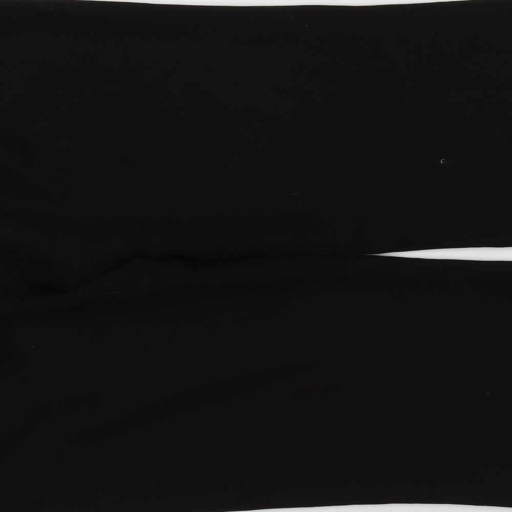 Preworn Womens Black   Trousers  Size 16 L31 in