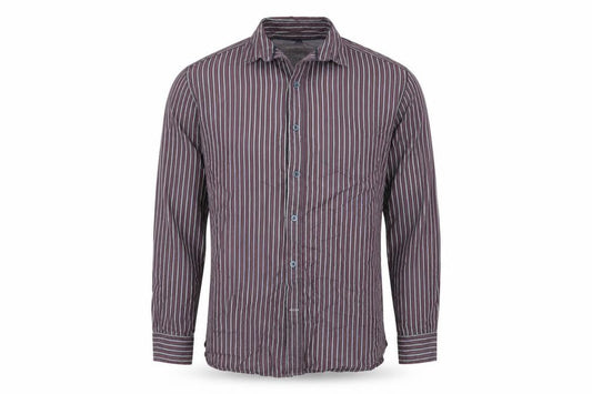 Boston crew Mens Multicoloured Striped   Button-Up Size L