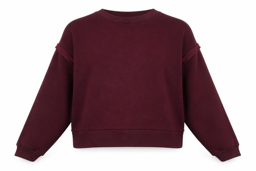 New Look Womens Red   Pullover Sweatshirt Size 14