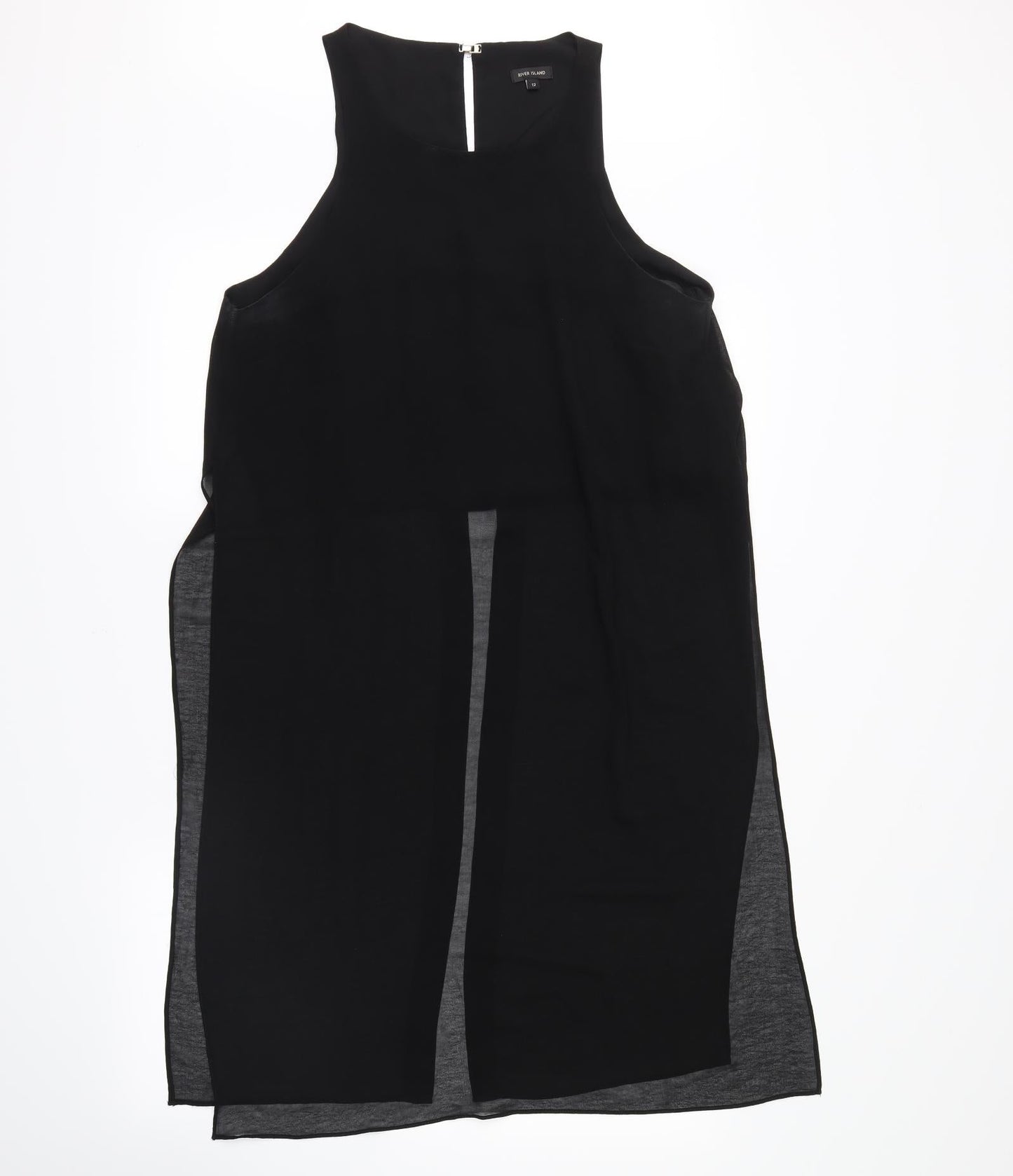 River Island Womens Black   Basic Blouse Size 12