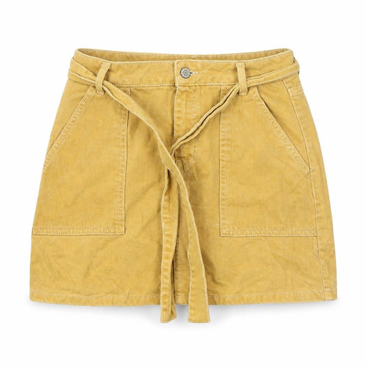 denim co Womens Yellow   Mini Skirt Size 8