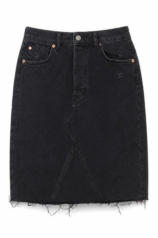 Vintage Womens Black   Straight & Pencil Skirt Size 6