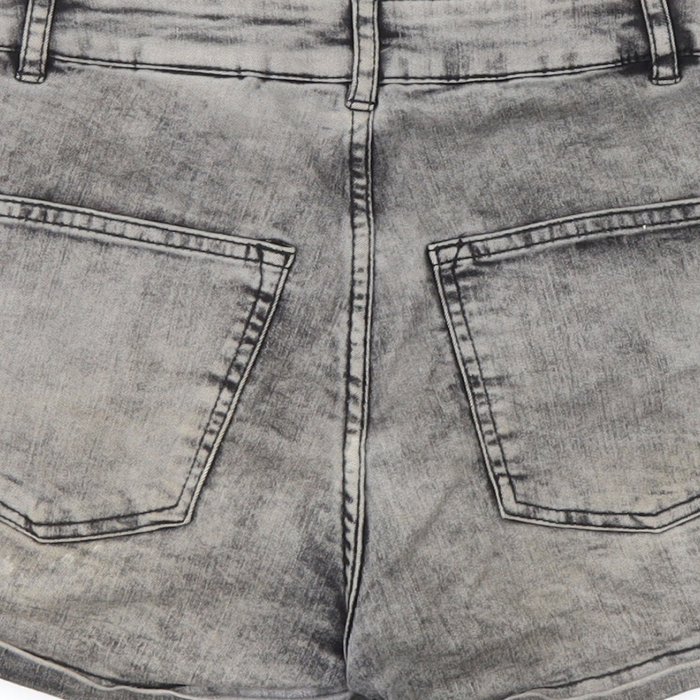 H&M Womens Grey   Mini Skirt Size 8