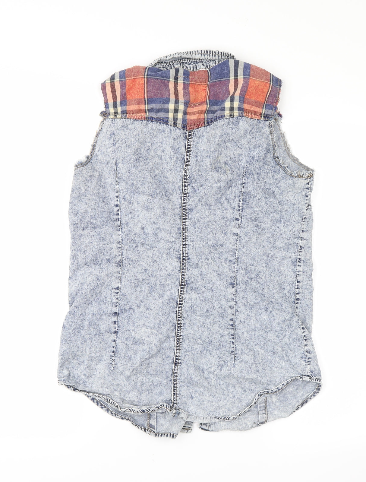 denim co Womens Blue   Basic Button-Up Size 10