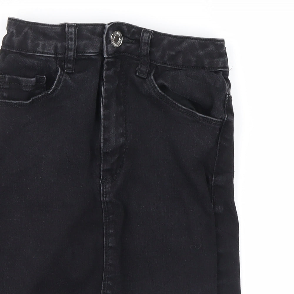 misguided Womens Black   Straight & Pencil Skirt Size 4