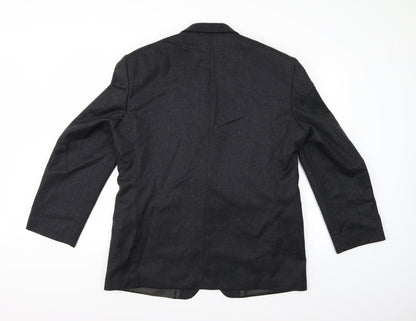 Saxon Mens Grey   Jacket Suit Jacket Size 42