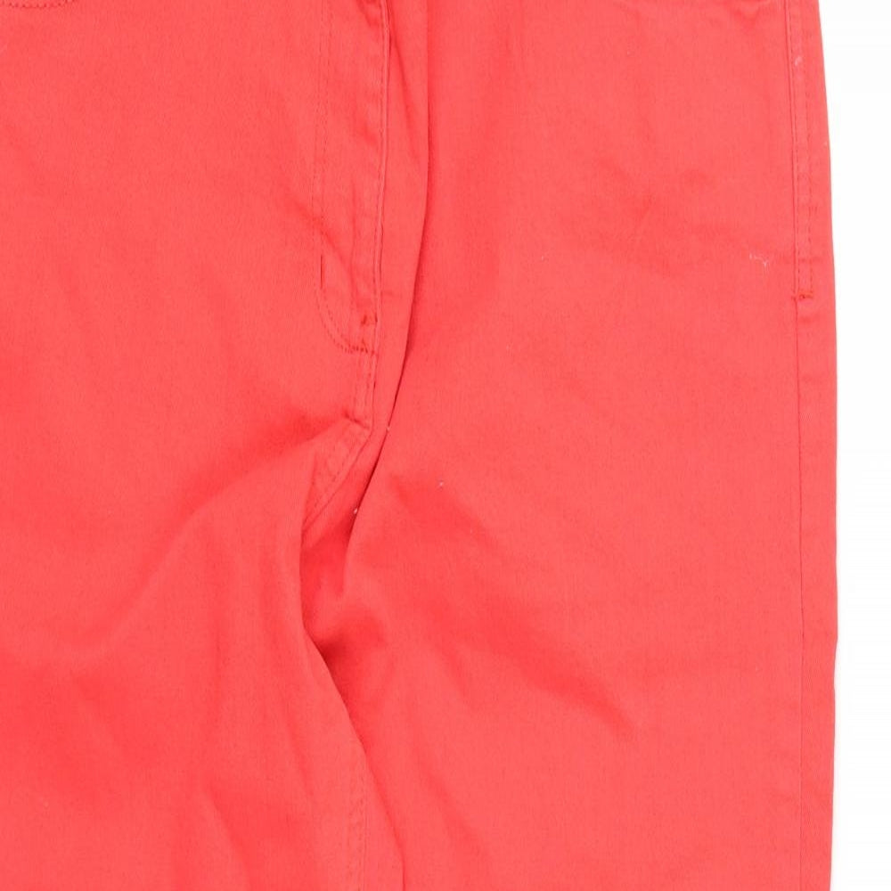 Marisota Womens Red  Denim Straight Jeans Size 18 L26 in
