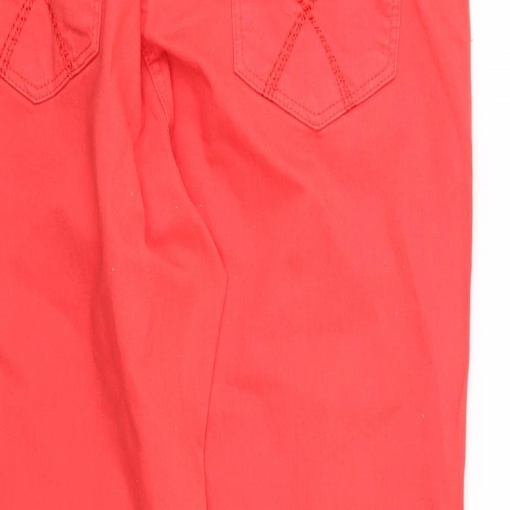 Marisota Womens Red  Denim Straight Jeans Size 18 L26 in