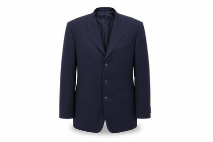 Essentials Mens Blue  Rayon Jacket Suit Jacket Size 44