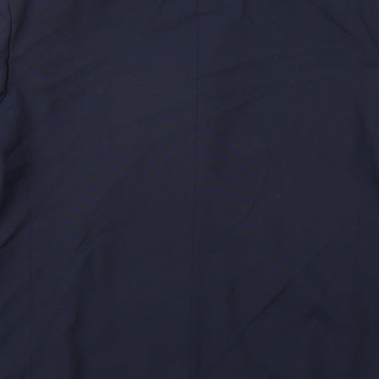 Essentials Mens Blue  Rayon Jacket Suit Jacket Size 44