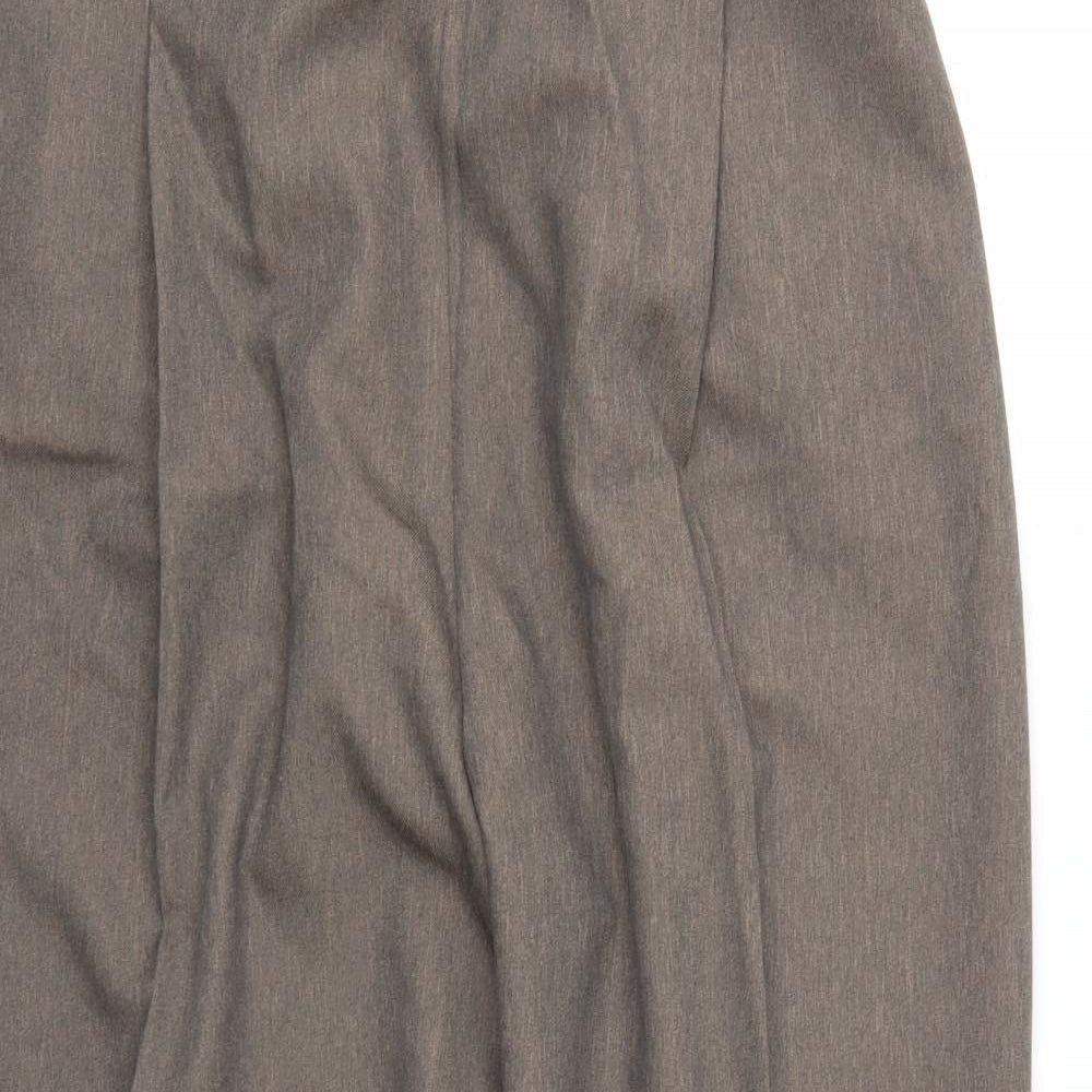 Berkertex Womens Brown  Rayon Trousers  Size 20 L24 in