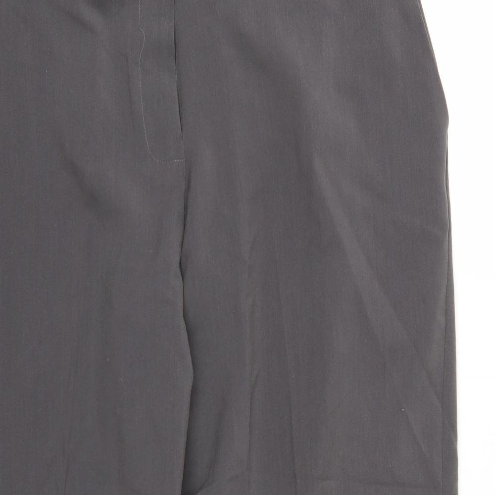 Essential Collection Womens Grey  Rayon Trousers  Size 18 L26 in