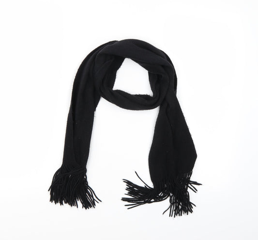 Preworn Womens Black  Knit  Scarf
