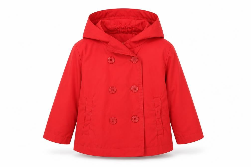 Chico's Girls Red   Rain Coat Coat Size 2 Years