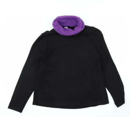 Decathlon Girls Black   Pullover Jumper Size L
