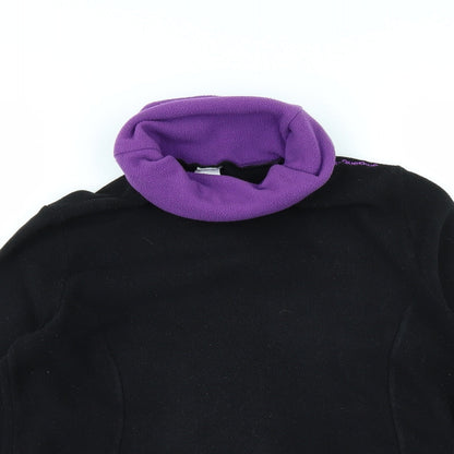 Decathlon Girls Black   Pullover Jumper Size L