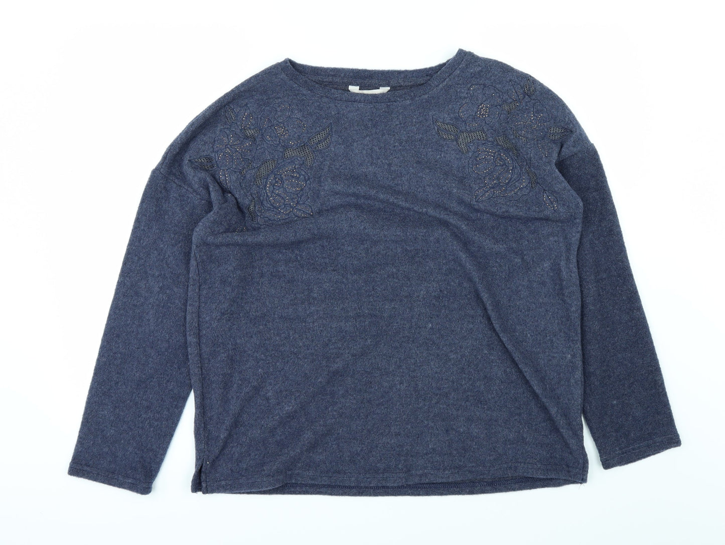 Nutmeg Womens Blue   Pullover Jumper Size 14