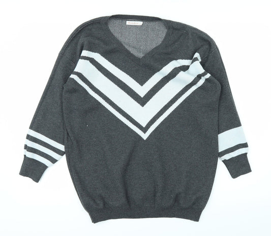 wonder Mens Grey   Pullover Jumper Size XL