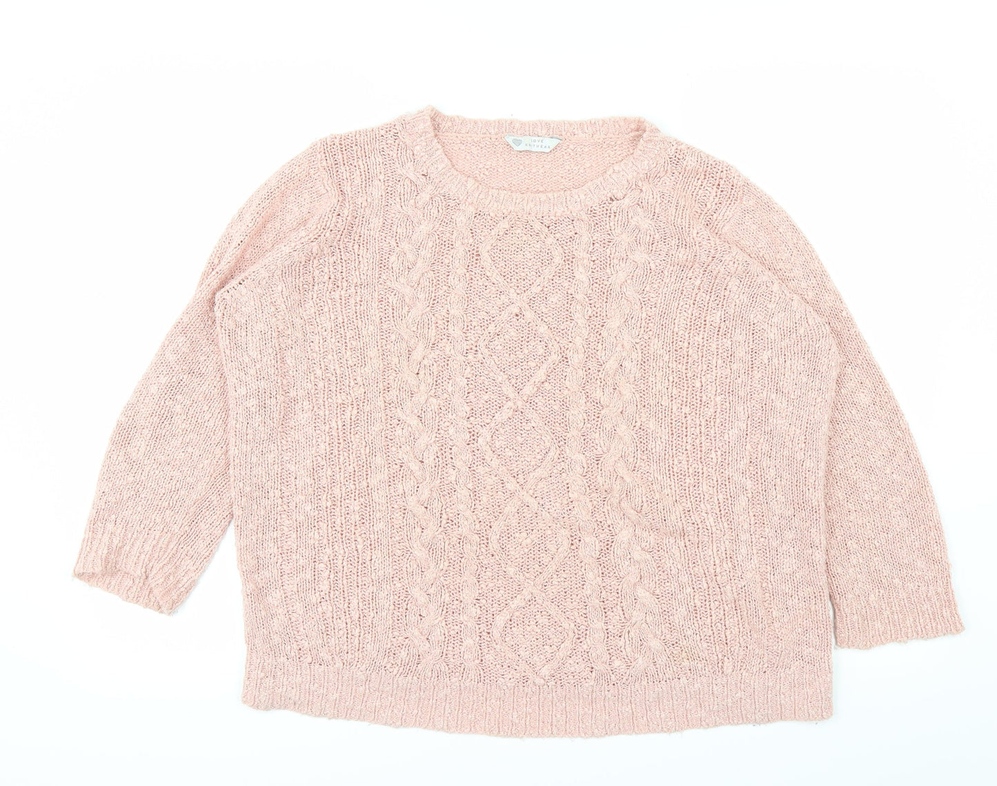 BHS Womens Pink   Pullover Jumper Size 18