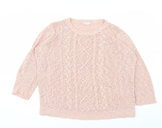 BHS Womens Pink   Pullover Jumper Size 18