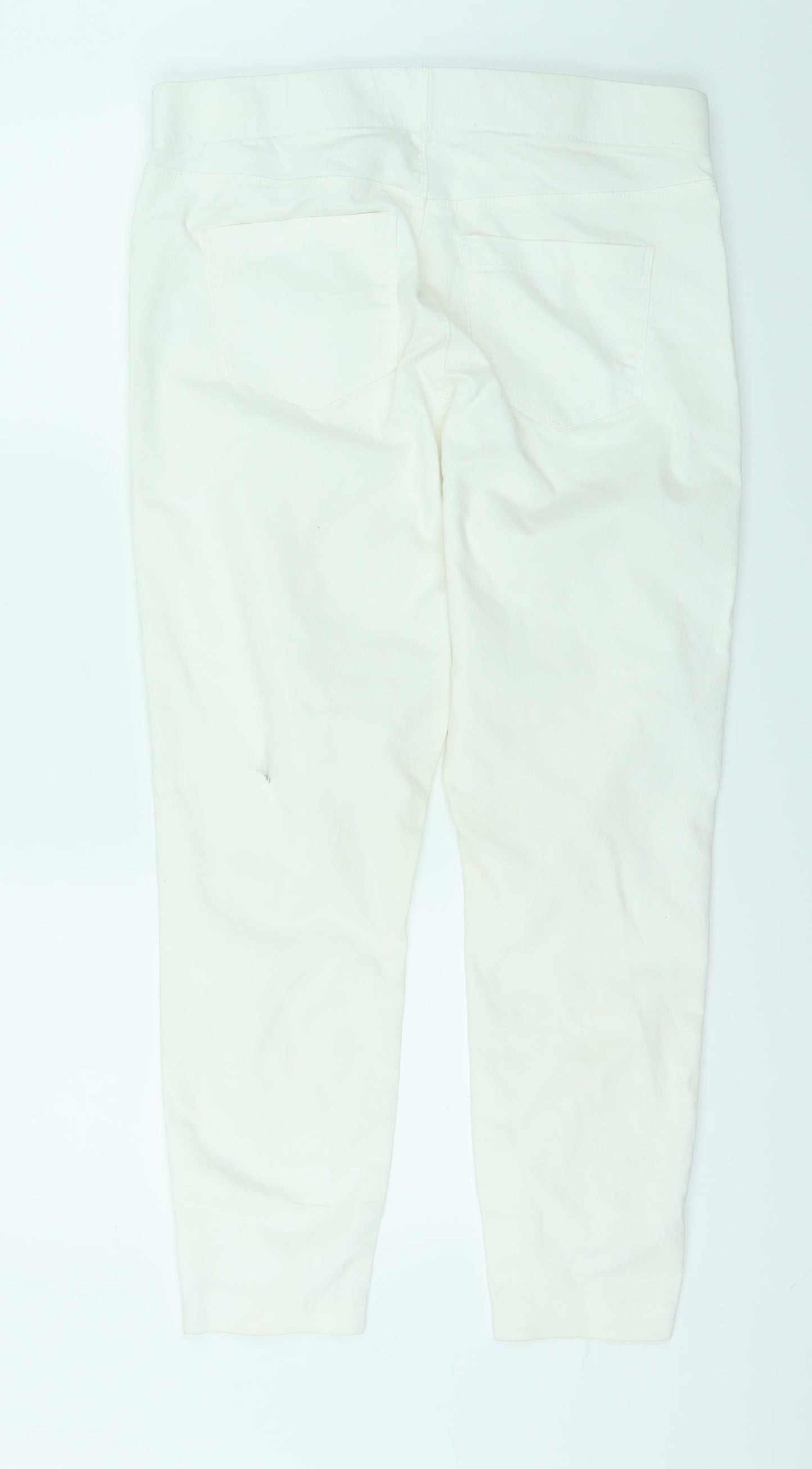 Papaya Womens White   Straight Jeans Size 12 L25 in