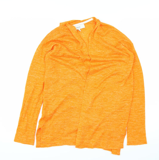 NEXT Womens Orange   Cardigan Jumper Size 8