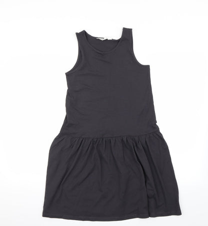 Preloved H&M Girls Black   Fit & Flare  Size 10-11 Years - Front