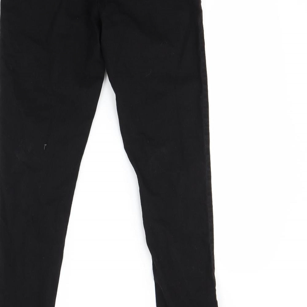 denim&co Womens Black   Skinny Jeans Size 10 L29 in