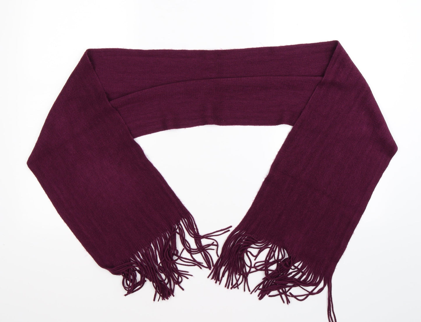 Preworn Womens Purple  Knit  Scarf