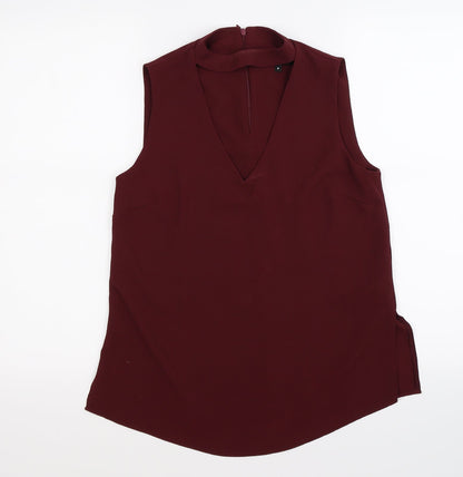 Preloved New Look Womens Purple   Tunic Tank Size 8 - Front