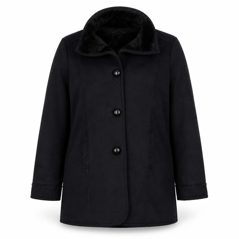 Bonmarché Womens Black Jacket Coat Size 14