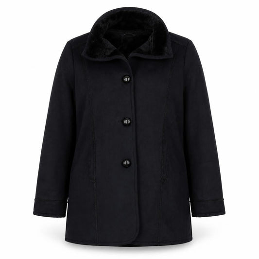 Bonmarché Womens Black Jacket Coat Size 14