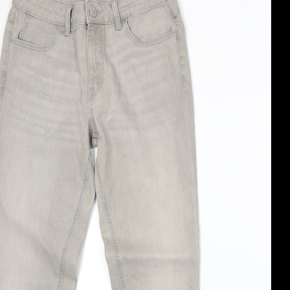 Marks and Spencer Womens Grey  Denim Skinny Jeans Size 10 L25 in