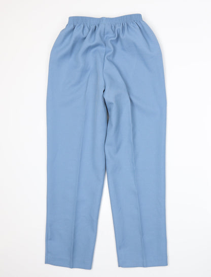 Preloved Alfred Dunner Womens Blue   Trousers  Size 8 L25 in - Back