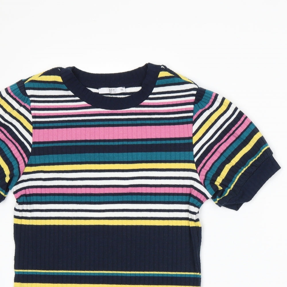 edc by Esprit Womens Multicoloured Striped  Pullover Jumper Size XS