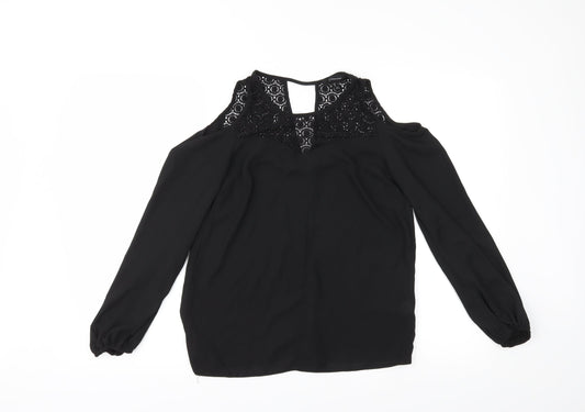 Atmosphere Womens Black   Basic Blouse Size 6
