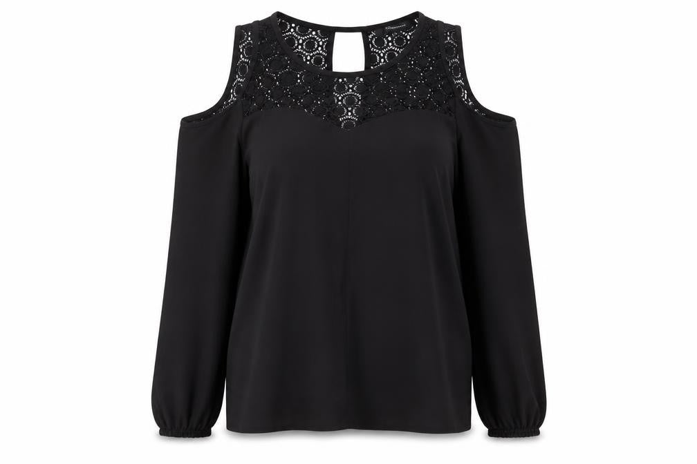 Atmosphere Womens Black   Basic Blouse Size 6