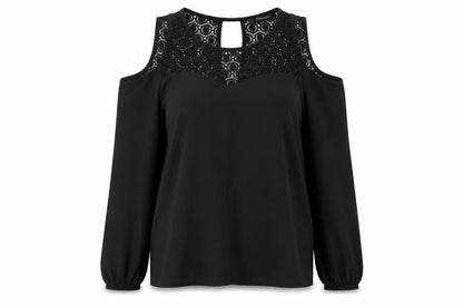 Atmosphere Womens Black   Basic Blouse Size 6