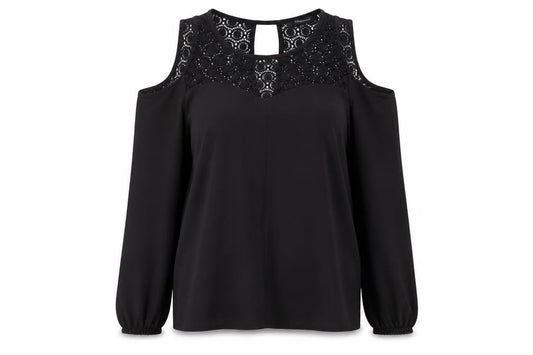 Atmosphere Womens Black   Basic Blouse Size 6