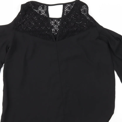 Atmosphere Womens Black   Basic Blouse Size 6