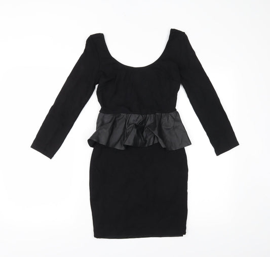 Zara Womens Black   Pencil Dress  Size S
