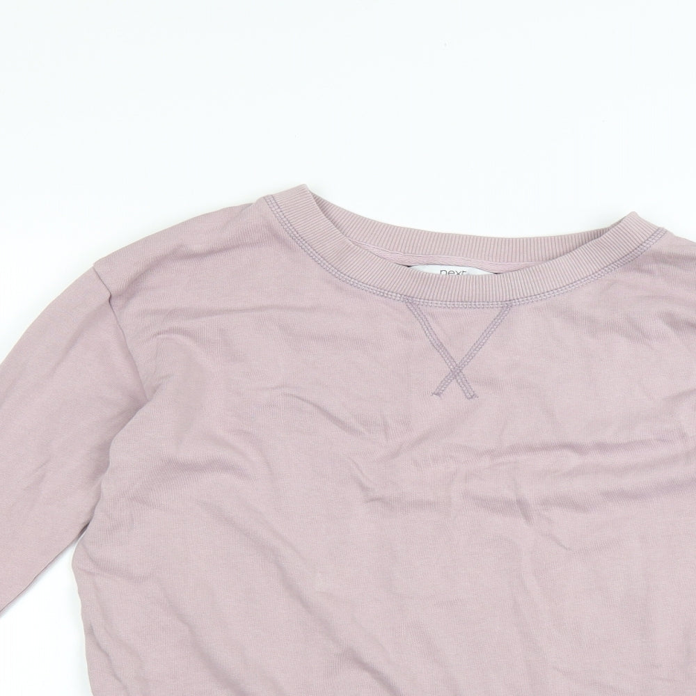 NEXT Womens Purple   Pullover Sweatshirt Size XS