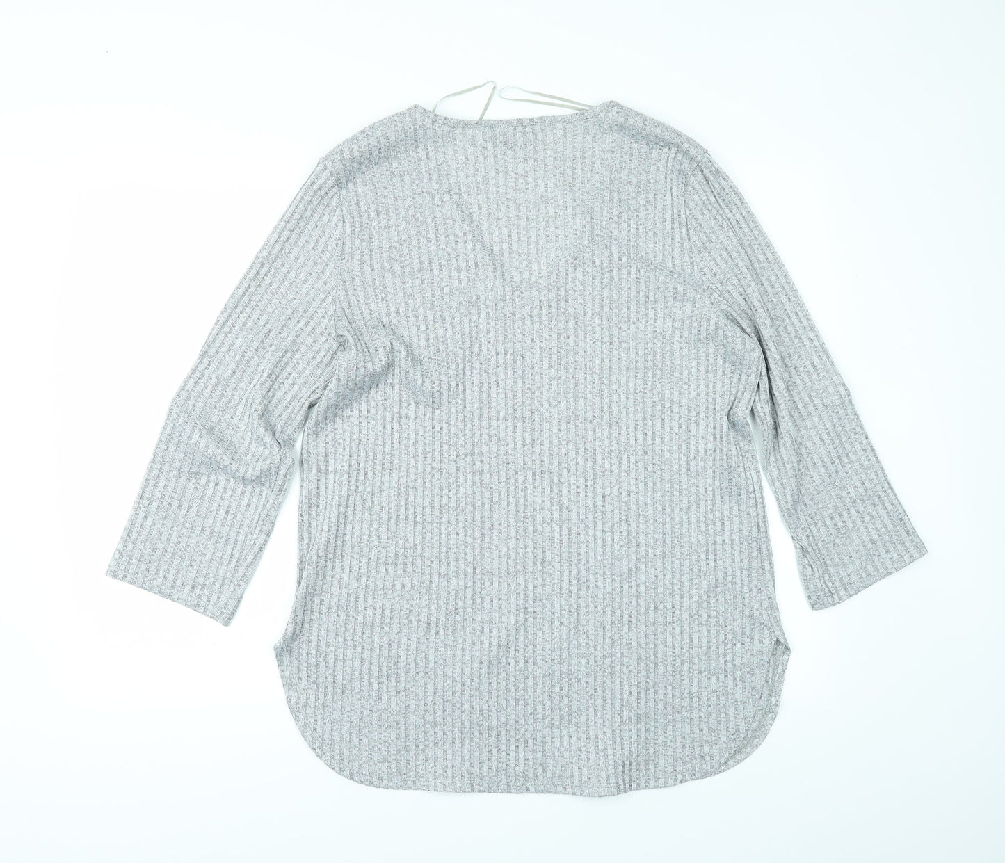 Peacocks Womens Grey   Pullover Jumper Size 16